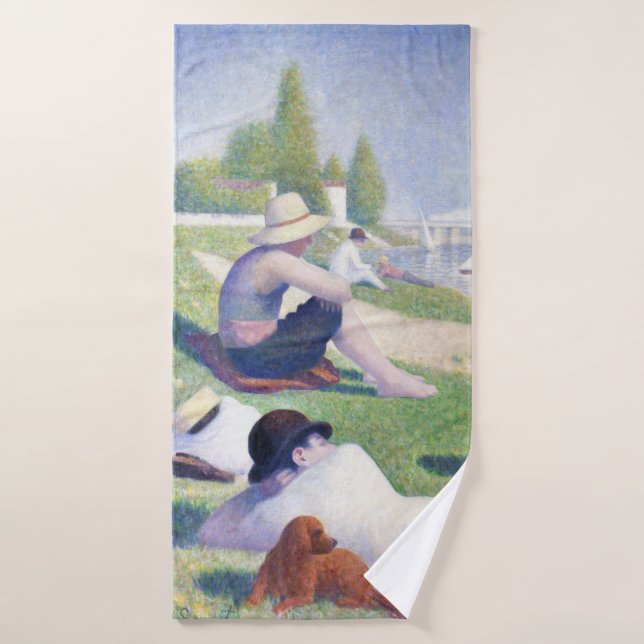 Baignoires en Asnières, Seurat (Serviette de bain)