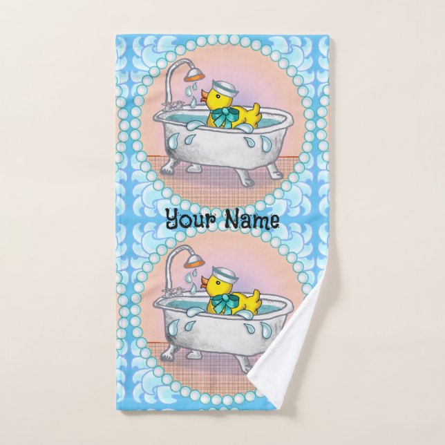 Bain à canard en caoutchouc (Serviette à main)