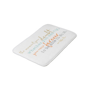 Bain Citation inspirée de livre de contes de tapis de