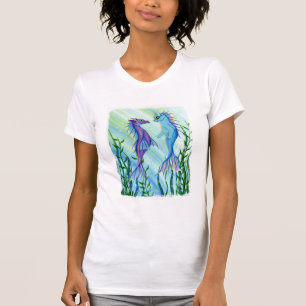 Bain de lever de soleil, dragon de mer et T-shirt