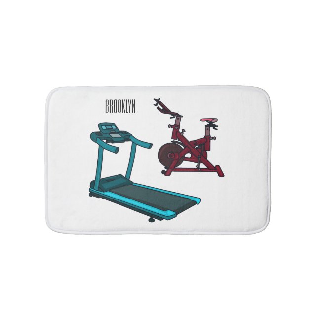Bain Illustration du tapis roulant et de la bande dessi (Devant)