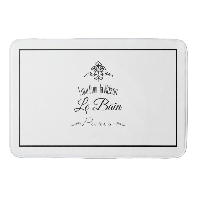 Bain Luxe versez le tapis de salle de bains de Maison (Devant)
