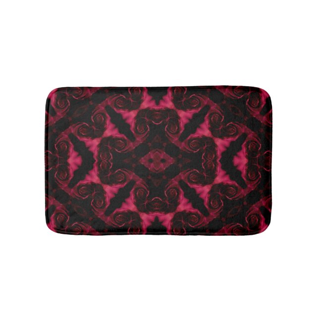 Bain Tapis de bain, image de kaléidoscope abstrait (Devant)