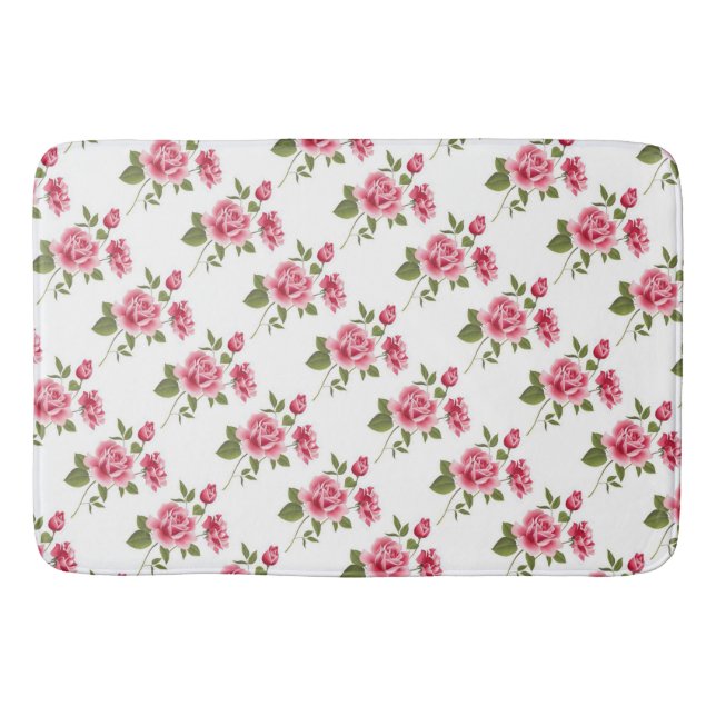 Bain Tapis de bain/Roses roses (Devant)