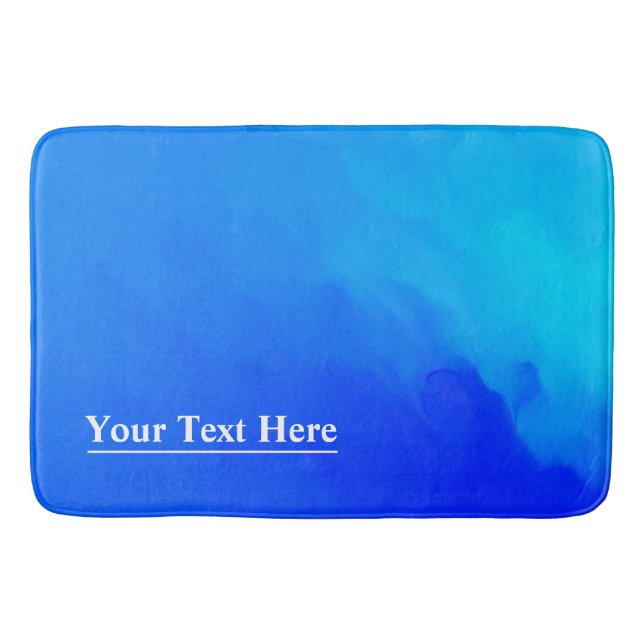 BAIN TAPIS DE PORTE CRÉÉ PAR UR BLEU (Devant)