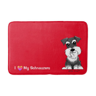 Bain Tapis de rouge de Schnauzer