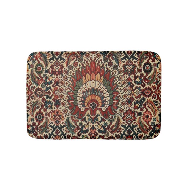 Bain Tapis de tapis persan turc antique (Devant)