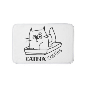 Bain Tapis d'ordures de châteaux de Catbox