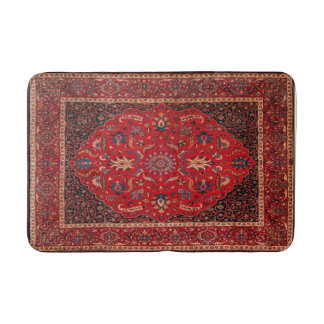 Bain Tapis perse rouge de Mashhad Bath Mat