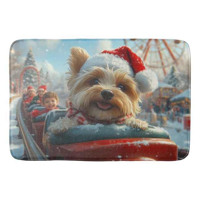 Bain Tapis roulant de chien Terrier de Biewer Noël  (Devant)