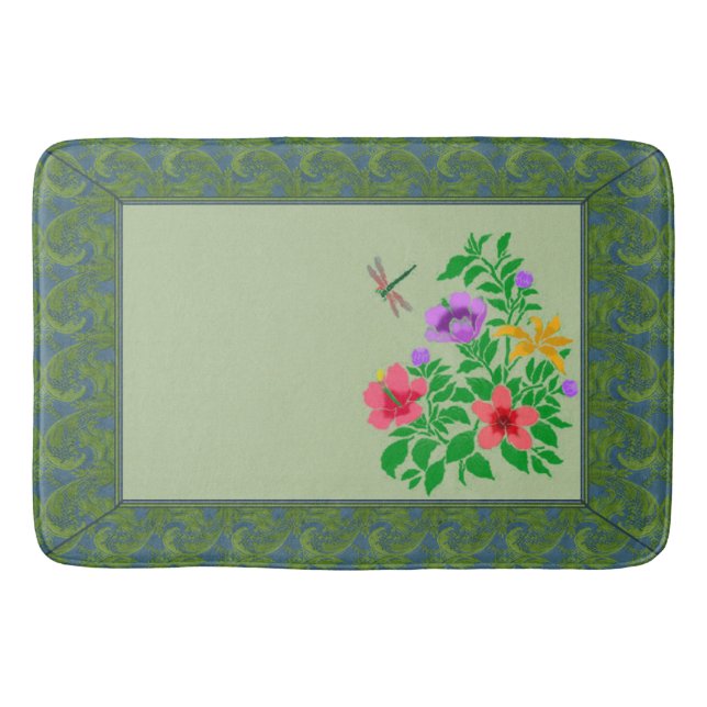 Bain Tapis victorien de salle de bains de jardin (Devant)