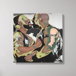 Baiser de l'ours sur toile double (Flashback des a