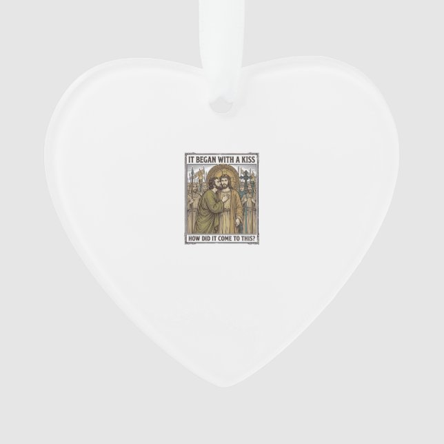 Baiser de trahison biblique vintage (devant)