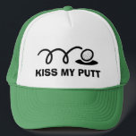 Baiser drôle des casquettes | de golf mon putt<br><div class="desc">Baiser drôle des casquettes | de golf mon putt. Idée mignonne de cadeau d'anniversaire de sports pour les hommes et femmes qui aiment jouer au golf. Casquette fait sur commande pour des golfeurs. Boule de golf noire et blanche et mise de la conception de trou. Humour jouant au golf. Faites...</div>