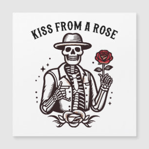 Baiser d'une rose