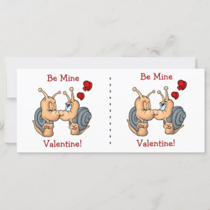 Baiser les escargots de Saint-Valentin