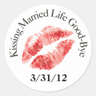 Baiser Married Vie Good Bye Stickers