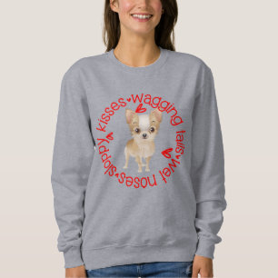 Baisers bâclés, chihuahua, sweatshirt de base