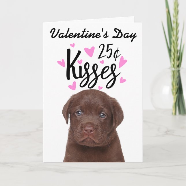 Baisers de carte de la Saint-Valentin...du chien (Devant)