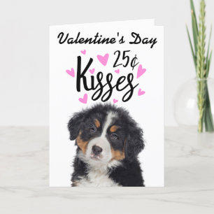 Baisers de carte de la Saint-Valentin...du chien