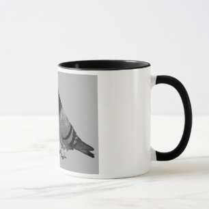 Baisers de la tasse de cadeau de pigeons