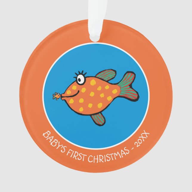 Baisers de poissons de maman et de bébé (devant)