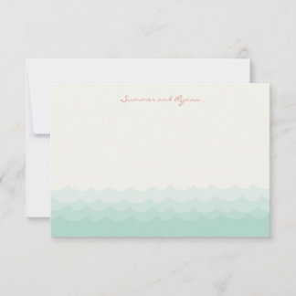 Baisers du Merci de mariage de plage de coeurs