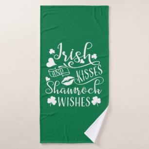 Baisers irlandais et souhaits Shamrocks