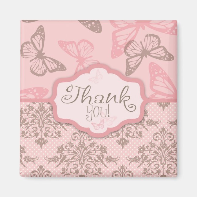 Baisers papillon Petal TY Magnet 2 (Devant)