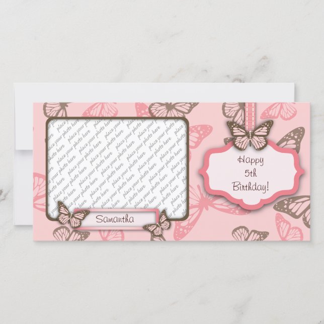 Baisers papillon PhotoCard II (Devant)