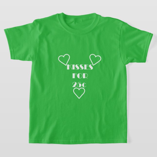 Baisers pour 25 cents - T-shirt de base pour fille (Poser)