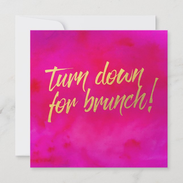 Baisse de Brunch Invitation Pearl Shimmer (Devant)