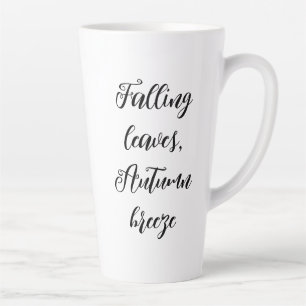 Baisse Feuille Automne Breeze Latte Mug