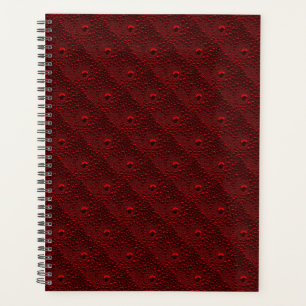 Baisses d'eau sur le métal Crimson