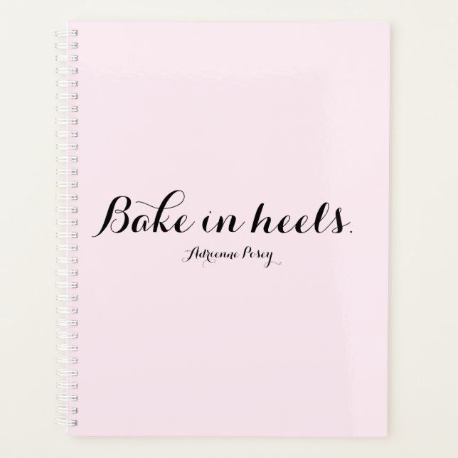 Bake In Heures Planner Large (Devant)