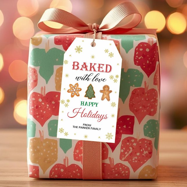 Baked avec étiquettes cadeaux d'amour, étiquettes  (Créateur téléchargé)