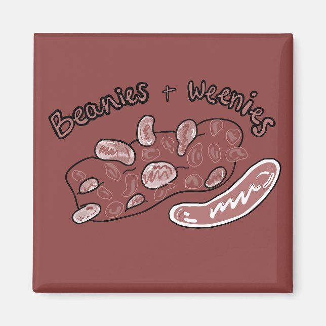 Baked Beans and Hot Dogs, Nostalgia Magnet (Devant)
