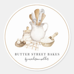 Baker Bakery Tools Étiquette produit