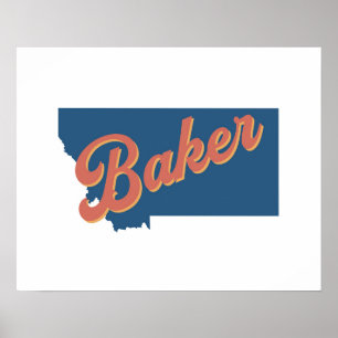 Baker, Impression de l'état du Montana