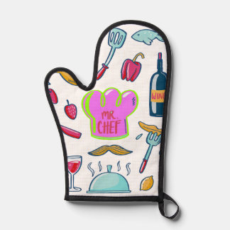 Baker's Best Friend : Oven Mitts Holder Set