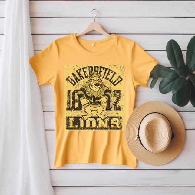 Bakers Field 1812 Lions T-Shirt (Créateur téléchargé)