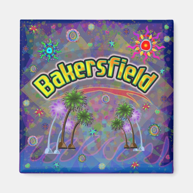 Bakersfield Noble Voyage Magnet (Devant)
