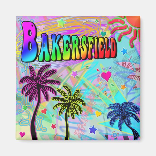 Bakersfield Vivid Romance Magnet (Devant)