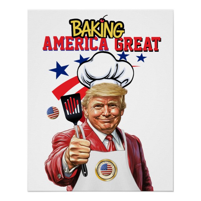 BAKING America Grande affiche (Devant)