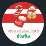 Baking Christmas Cookie stickers<br><div class="desc">Baking Christmas Cookie stickers</div>