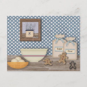 Baking Gingerbread Hommes Recette Carte