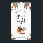 Baking Spirits Bright Christmas Gig Stickers<br><div class="desc">Ces autocollants-cadeaux de Noël à l'esprit pâtissier sont l'ajout parfait à vos cadeaux de vacances faits maison. Les autocollants peuvent être personnalisés avec votre nom. Le texte du script n'est pas modifiable. Tous les autres textes sont modifiables et peuvent être customisés selon vos besoins. Pour une personnalisation plus avancée de...</div>