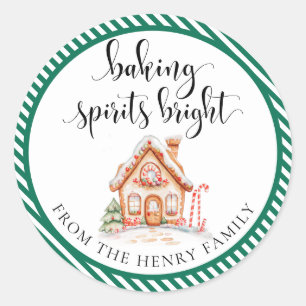 Baking Spirits Bright Christmas Gig Stickers