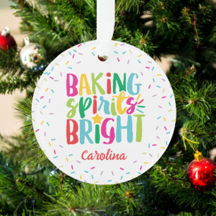 Baking Spirits Bright Colorful Sprinkies Noël