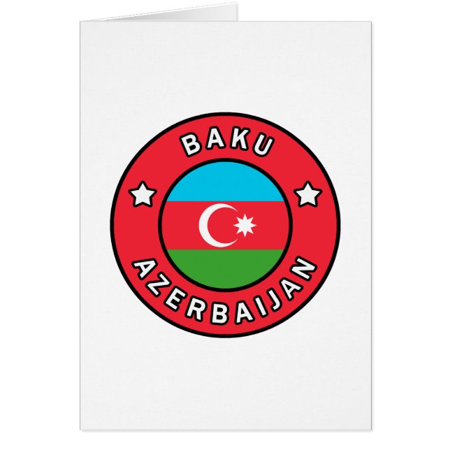 Bakou Azerbaïdjan (Devant)